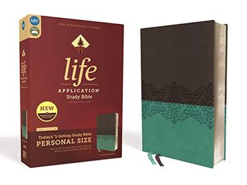 portada Niv, Life Application Study Bible, Third Edition, Personal Size, Leathersoft, Gray (in English)