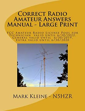 portada Correct Radio Amateur Answers Manual - Large Print: Technician, General, Extra 