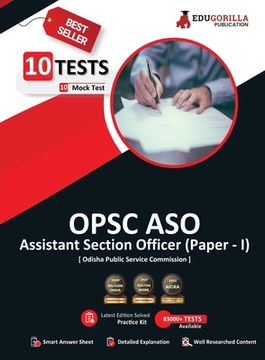 portada OPSC Assistant Section Officer (Paper I) 2023 Exam (English Edition) - 10 Full Length Mock Tests (1000 Solved Questions) with Free Access to Online Te (en Inglés)