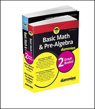 portada Basic Math & Pre-Algebra Workbook For Dummies with Basic Math & Pre-Algebra For Dummies Bundle (For Dummies Math & Science)