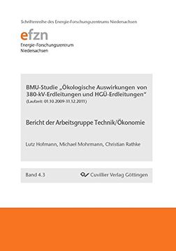 portada Bmustudie Kologische Auswirkungen von 380Kverdleitungen und Hgerdleitungen Bericht der Arbeitsgruppe Technikkonomie (en Alemán)
