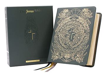 portada The Jesus Bible Artist Edition, Niv, Genuine Leather, Calfskin, Green, Limited Edition, Comfort Print 