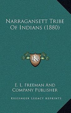 portada narragansett tribe of indians (1880) (en Inglés)