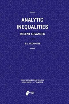 portada Analytic Inequalities: Recent Advances (in English)