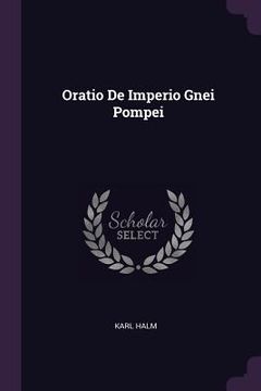 portada Oratio De Imperio Gnei Pompei (en Inglés)