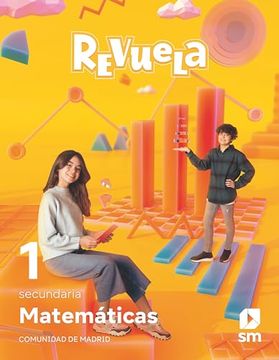 portada Matemáticas. 1 Secundaria. Revuela. Comunidad de Madrid