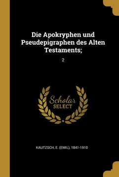 portada Die Apokryphen und Pseudepigraphen des Alten Testaments; 2 (in German)