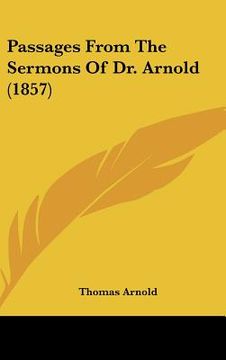 portada passages from the sermons of dr. arnold (1857) (in English)