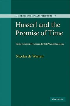 portada Husserl and the Promise of Time Hardback (Modern European Philosophy) 