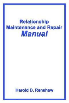 portada relationship maintenance and repair manual (en Inglés)