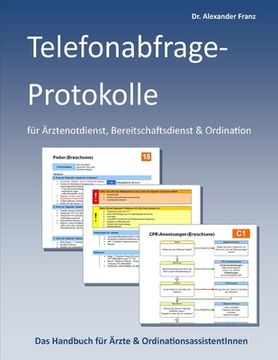 portada Anita-Telefonabfrage-Protokolle für Ärztenotdienst (en Alemán)