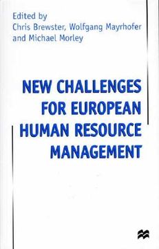 portada new challenges for european human resource management (in English)