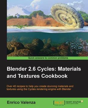portada Blender 2.6 Cycles, Materials and Textures Cookbook (en Inglés)