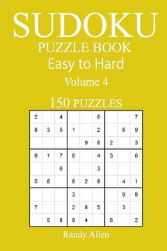 portada 150 Easy to Hard Sudoku Puzzle Book (en Inglés)