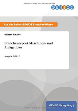 portada Branchenreport Maschinen- und Anlagenbau (German Edition)