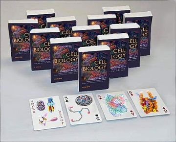 portada Cell Biology Playing Cards: Cell Biology Playing Cards: Art Cards box of 12 Decks (Bulk) (Netter Basic Science) (en Inglés)