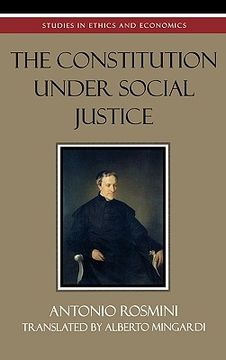 portada the constitution under social justice (en Inglés)