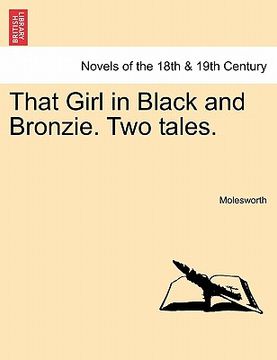 portada that girl in black and bronzie. two tales.