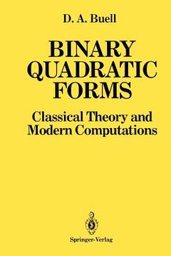 portada binary quadratic forms: classical theory and modern computations (en Inglés)