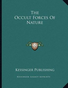 portada the occult forces of nature