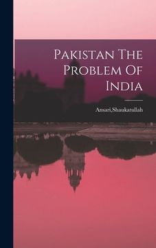 portada Pakistan The Problem Of India (in English)