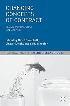 portada Changing Concepts of Contract: Essays in Honour of Ian Macneil (Palgrave Macmillan Socio-Legal Studies)