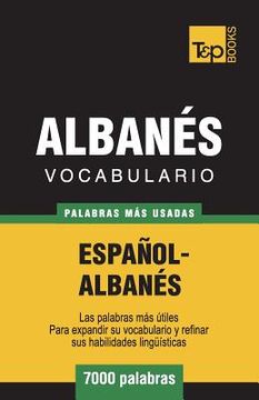 portada Vocabulario Español-Albanés - 7000 palabras más usadas