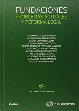 portada Fundaciones: Problemas actuales y reforma legal (Monografía)