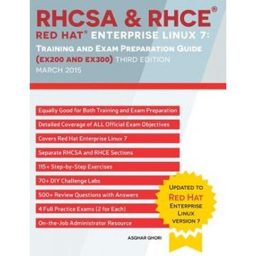 portada Rhcsa & Rhce Red Hat Enterprise Linux 7: Training And Exam Preparation Guide (ex200 And Ex300)