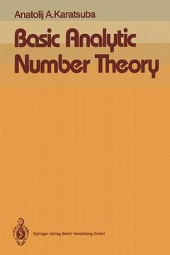 portada Basic Analytic Number Theory (en Inglés)