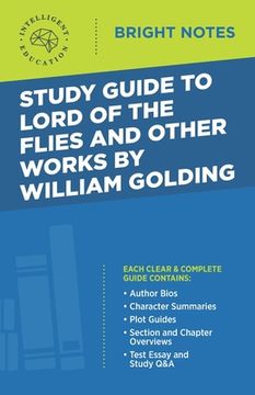 portada Study Guide to Lord of the Flies and Other Works by William Golding (in English)
