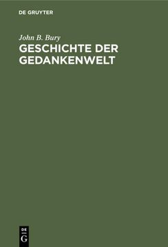portada Geschichte der Gedankenwelt (en Alemán)
