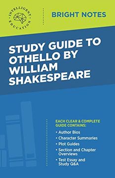 portada Study Guide to Othello by William Shakespeare (Bright Notes) (en Inglés)