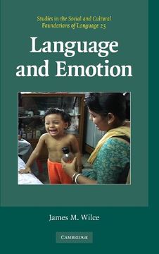 portada Language and Emotion Hardback: An Introduction (Studies in the Social and Cultural Foundations of Language) (in English)