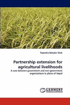 portada partnership extension for agricultural livelihoods (en Inglés)