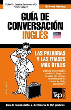 portada Guía de Conversación Español-Inglés y Mini Diccionario de 250 Palabras (in Spanish)