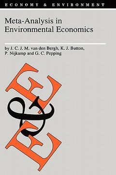 portada meta-analysis in environmental economics (en Inglés)