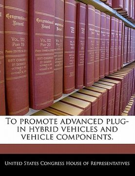 portada to promote advanced plug-in hybrid vehicles and vehicle components. (en Inglés)