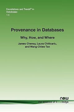 portada provenance in databases (en Inglés)