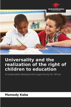 portada Universality and the realization of the right of children to education (in English)