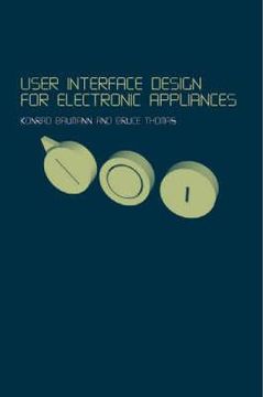 portada user interface design for electronic appliances cesses (in English)