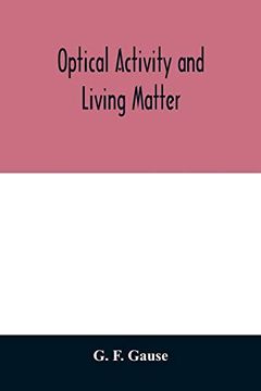 portada Optical Activity and Living Matter 