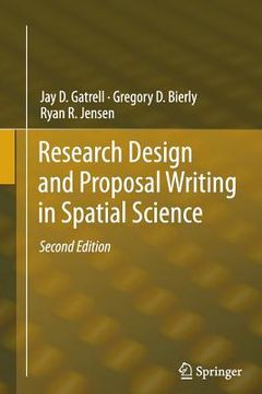 portada Research Design and Proposal Writing in Spatial Science: Second Edition (en Inglés)