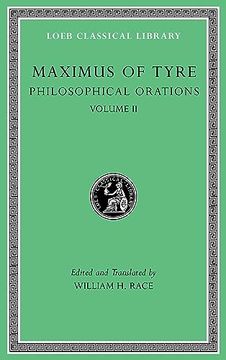 portada Philosophical Orations, Volume ii (Loeb Classical Library) (en Inglés)