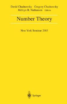 portada number theory: new york seminar 2003 (in English)