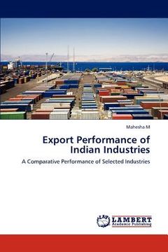 portada export performance of indian industries (en Inglés)