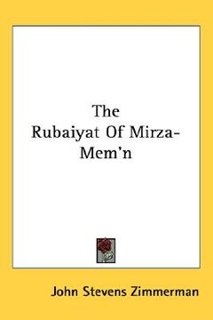 portada the rubaiyat of mirza-mem'n
