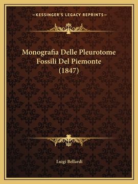 portada Monografia Delle Pleurotome Fossili Del Piemonte (1847) (en Italiano)
