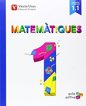 portada Aula Activa, matematiques, 1 Educació Primària (Valencia). 1, 2 i 3 trimestres (Paperback)