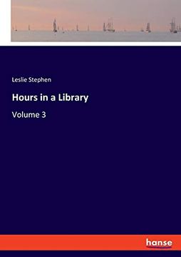 portada Hours in a Library Volume 3 (en Inglés)